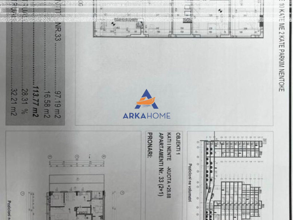SHITET APARTAMENT * 2+1+ BALLKON "NE ASTIR " 182.032 EURO