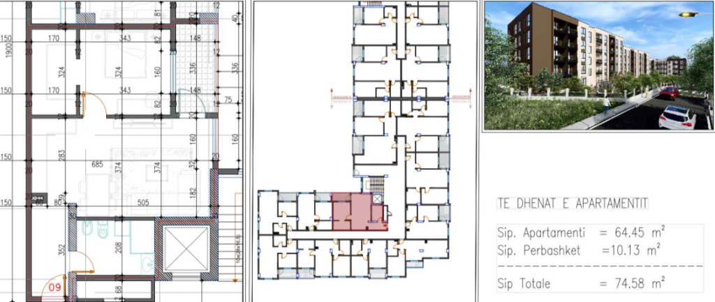 🏡APARTAMENT NE SHITJE 1+1 NE PASKUQAN NE FAZE NDERTIMI