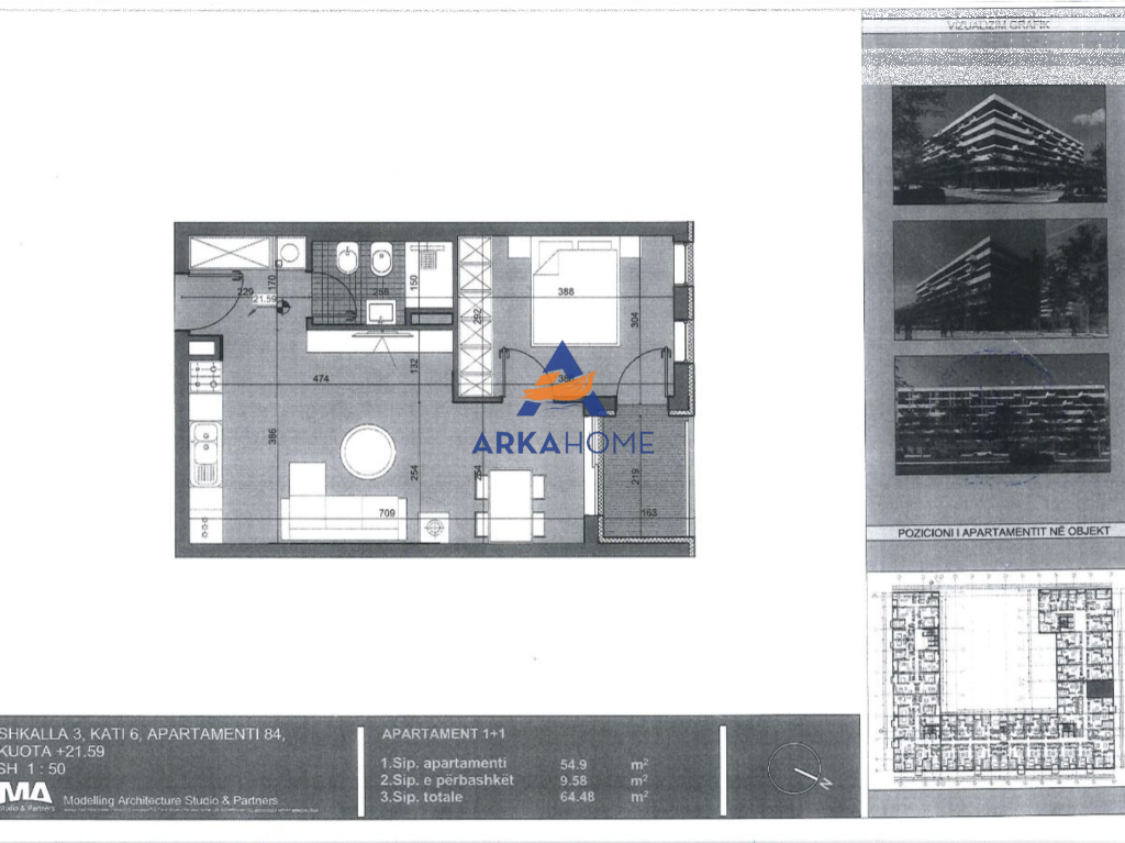 IN VENDITA APPARTAMENTO 1+1+BALCONE "KAMEZ" 45,136 EURO