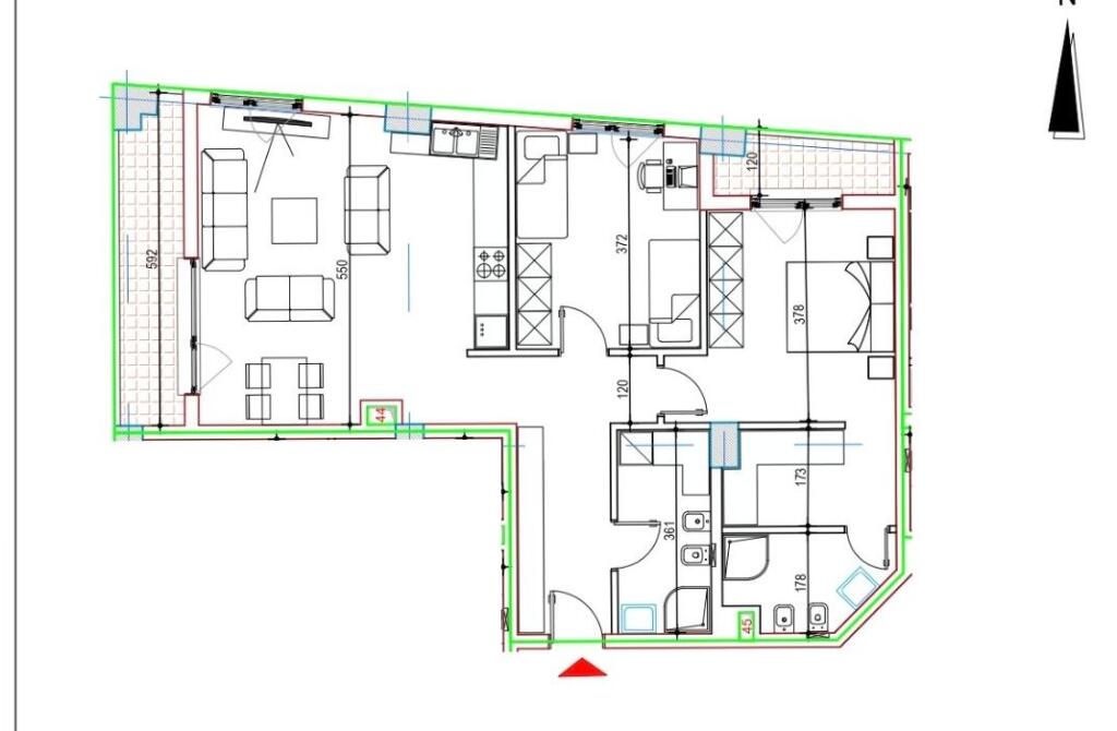 Apartment 2+1+2 for sale 21 Dhjetori