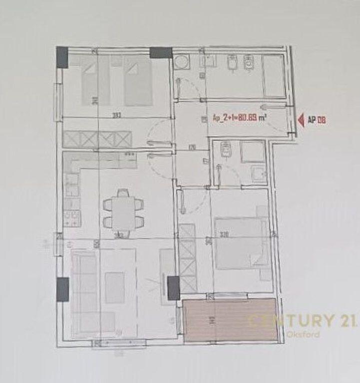 SHESIM APARTAMENT 2+1+2 TEK MAJESTIC 2 RESIDENCE, PASKUQAN 101,816 €