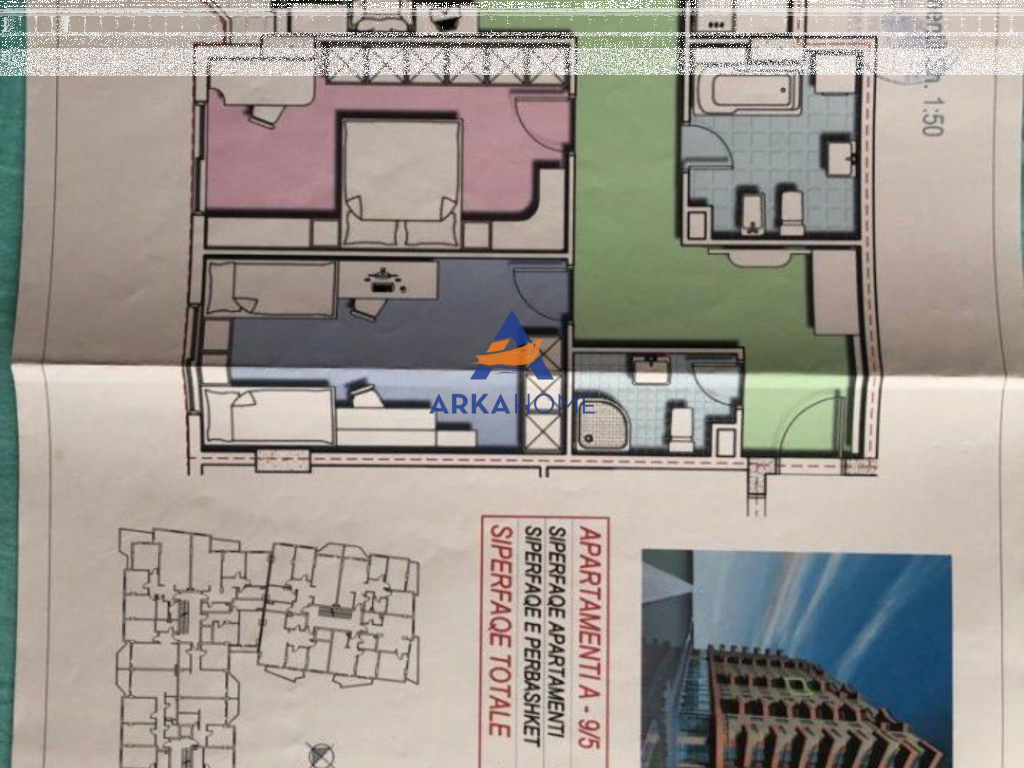 SHITET APARTAMENT •2+1 +BALLKON "ASTIR (TEODOR KEKO – LONI LIGORI)" 150.000 EURO