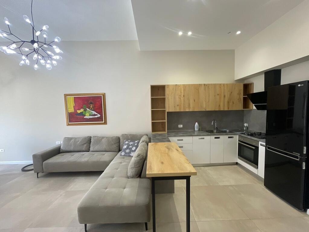 FOR SALE DUPLEX apartment 2+1 with yard, Residence “Kodra e Diellit” near British School”