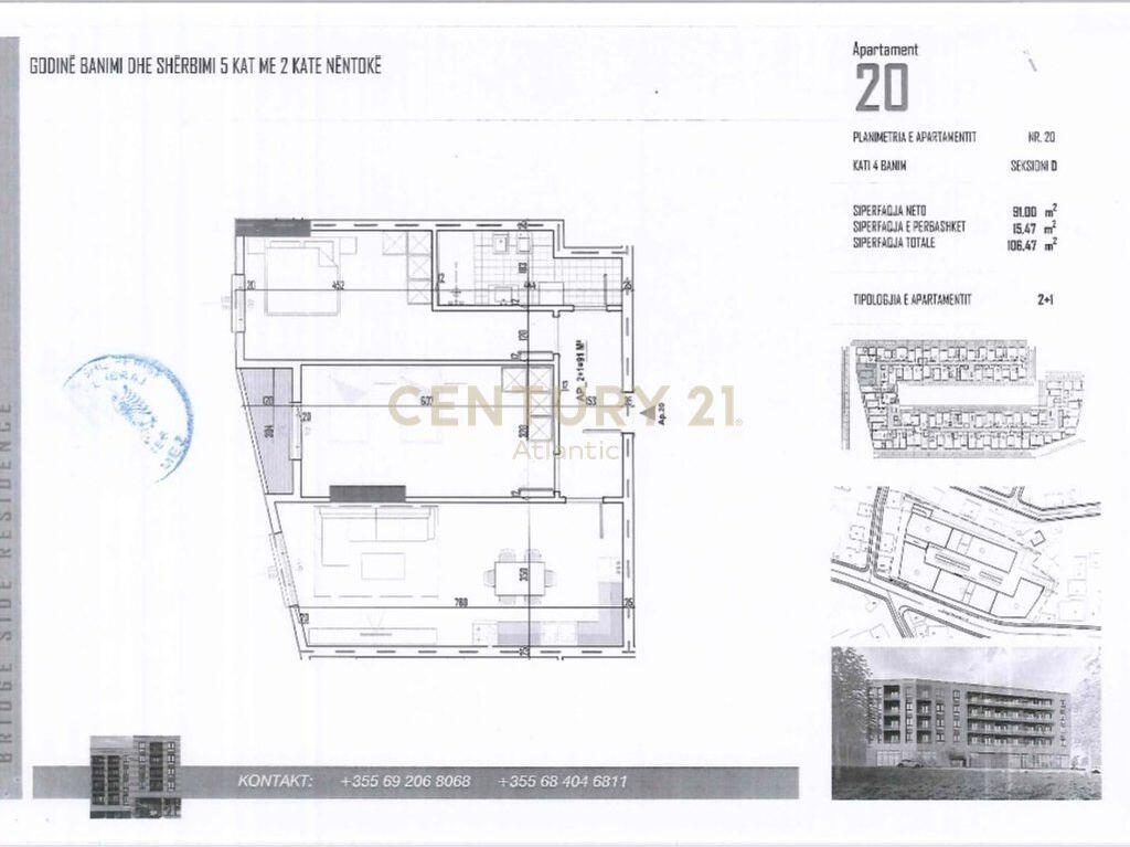 Bridge Side Residence , in vendita 2+1+balcone 127,760 €