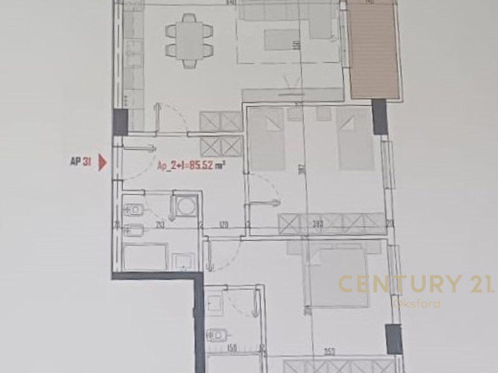 SHESIM APARTAMENT 2+1+2 TEK MAJESTIC 2 RESIDENCE, PASKUQAN 107,635 €