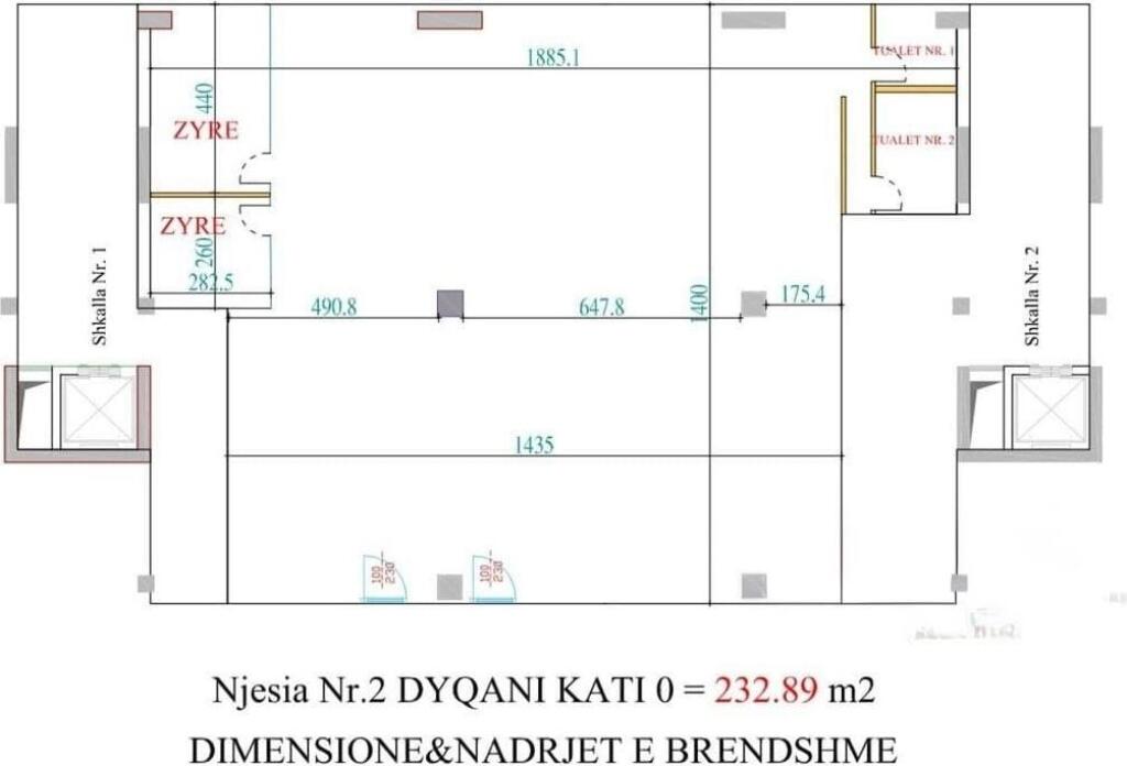 Jepet me qira ambient biznesi pran Kompleksit Delijorgji!
