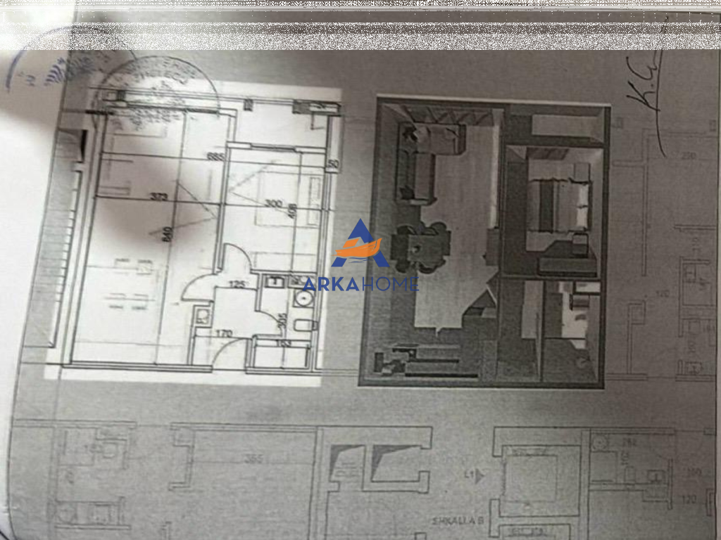 SHITET APARTAMENT 2+1+BALLKON "NE SARANDE TE KANALI I CUKES" 250.000 EURO