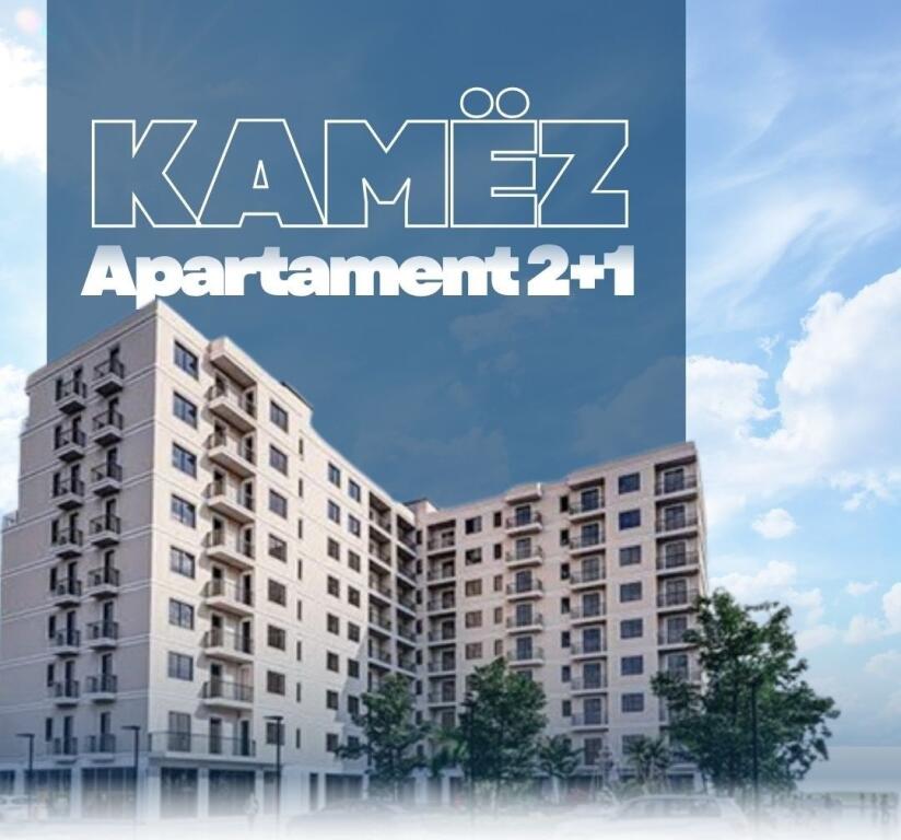 Shitet apartament 2+1 ne Kamez