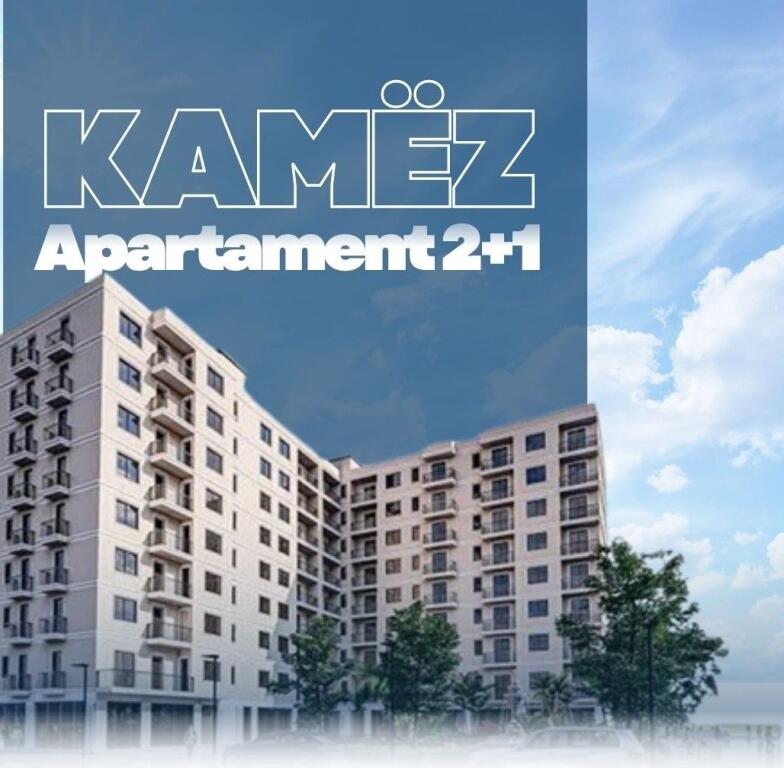 Shitet apartament 2+1 ne Kamez