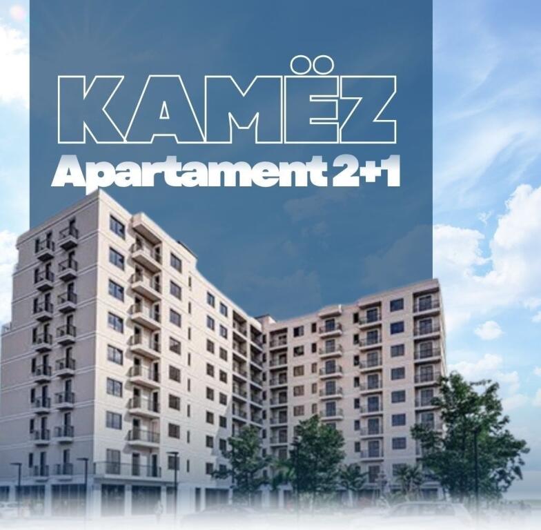 Shitet apartament 2+1 ne Kamez