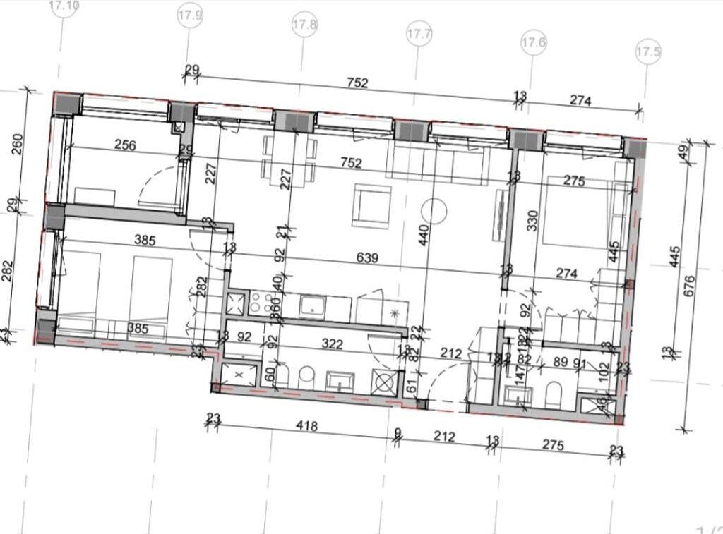 Appartamento 2+1 in vendita – Ali Demi, Complesso “Mangalem 21”, Tirana
