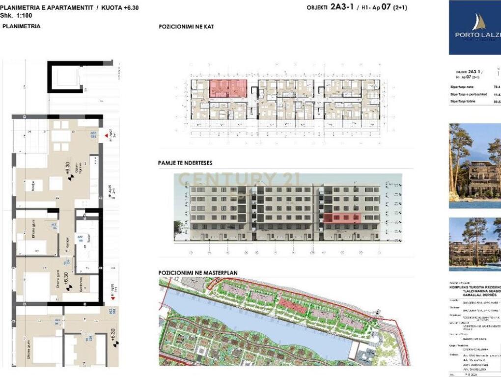 SHITET APARTAMENT 2+1 NË " PORTO LALZI " HAMALLAJ !