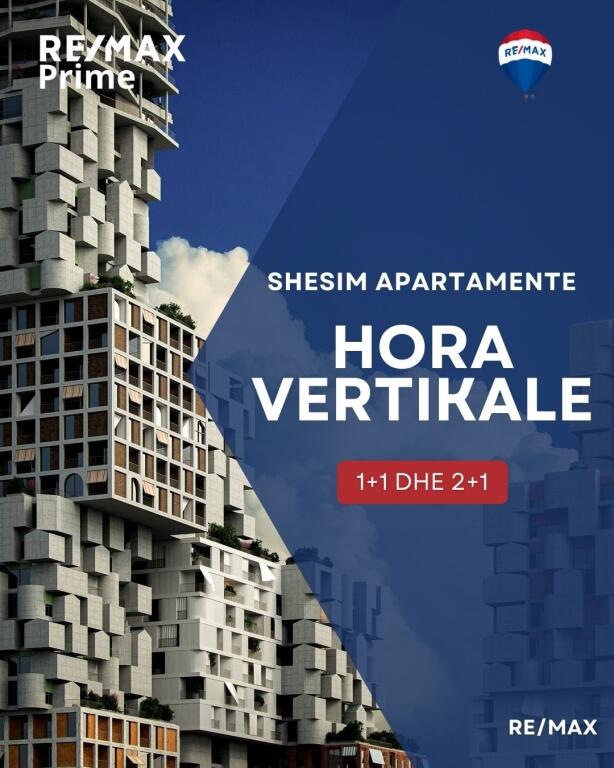🏡Shesim Apartamente 1+1 &amp; 2+1 | 📍Hora Vertikale, Rruga Muhamet Gjollesha