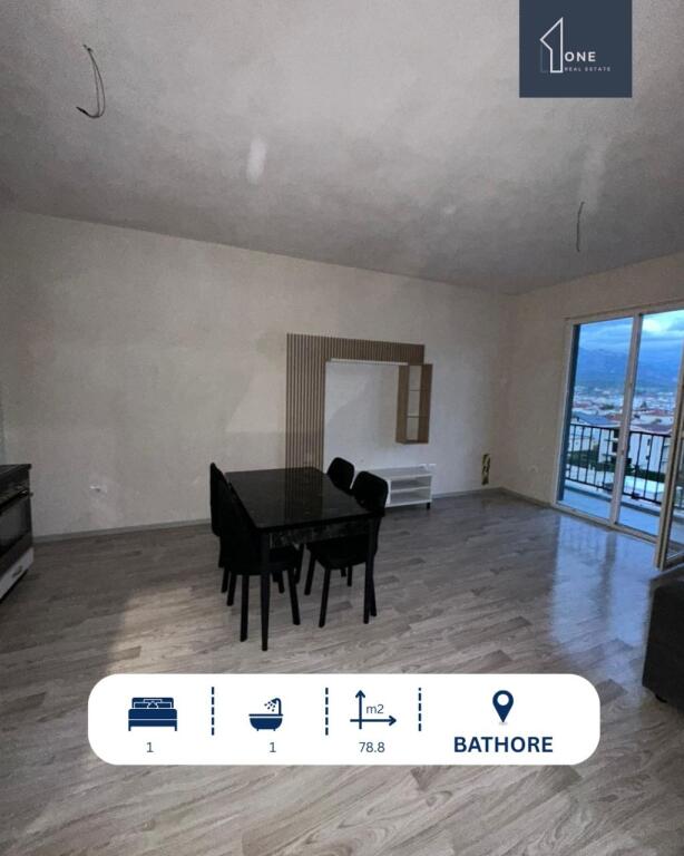 Apartament 1+1 me qera Bathore