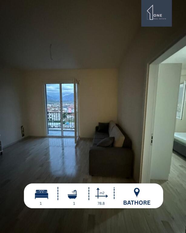 Apartament 1+1 me qera Bathore