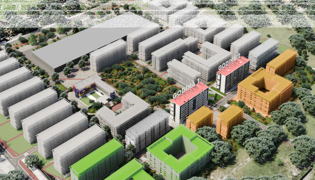 SHITET APARTAMENT 2+1+2 + POST PARKINGU UNIVERSE CITY