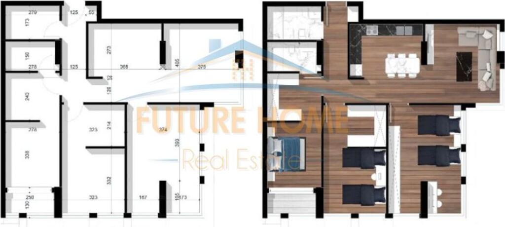 Apartament 3+1+2 për Shitje në Unico Residence – Bllok, Tiranë