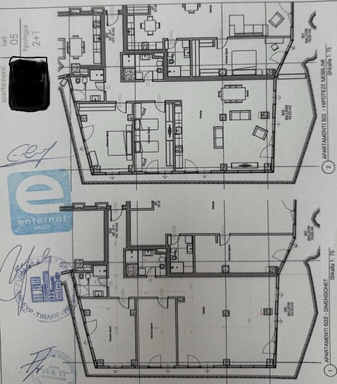 SHITET APARTAMENT 2+1 TEK TIRANA ROCK, SHESHI SKENDERBEJ