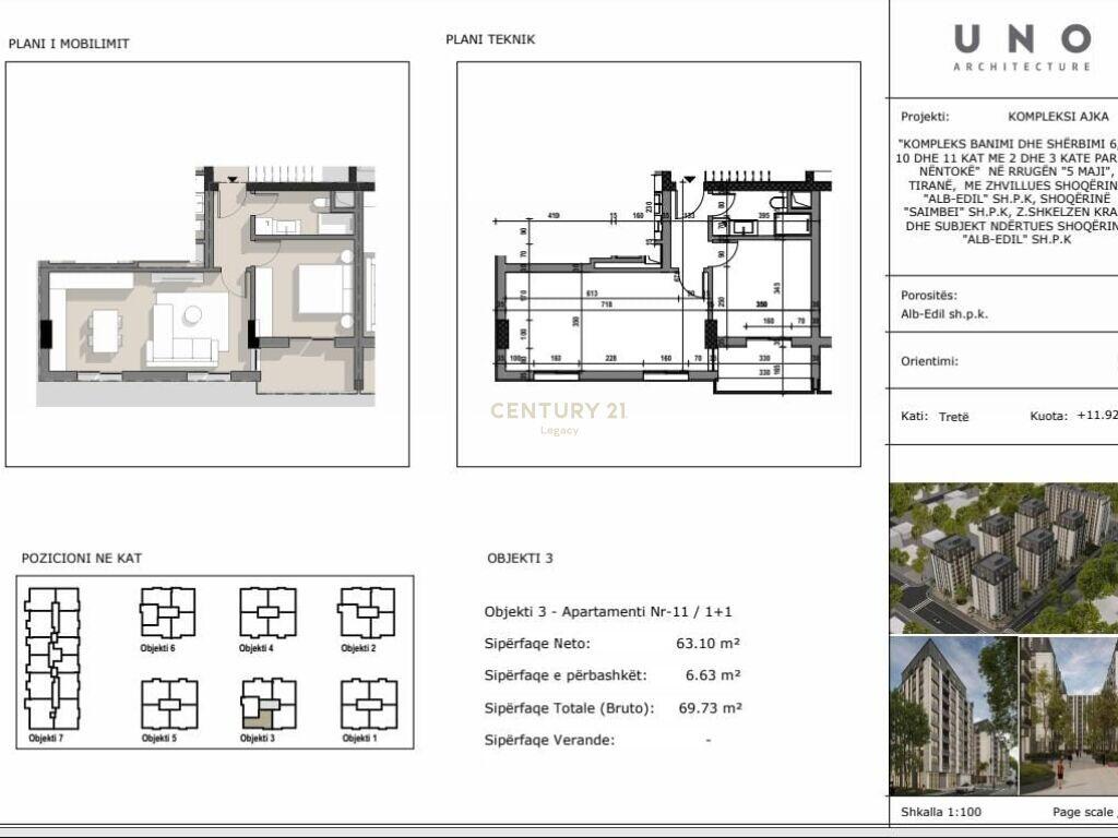 Shiten Apartamente 1+1 në Kompleksin Ajka