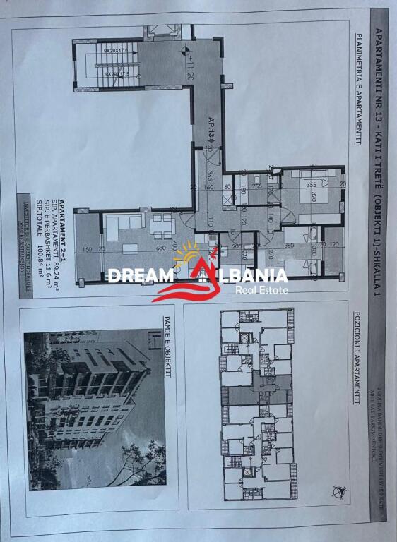 Apartament 2+1+2+Post Parkimi Ne Shitje Ne Kinostudio (ID 41212126)