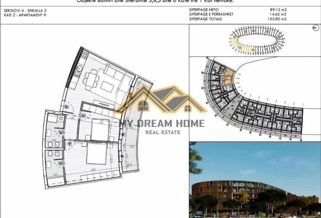 SHITET APARTAMENT 1+1 NE REZIDENCEN E RE NE ,GOLEM!