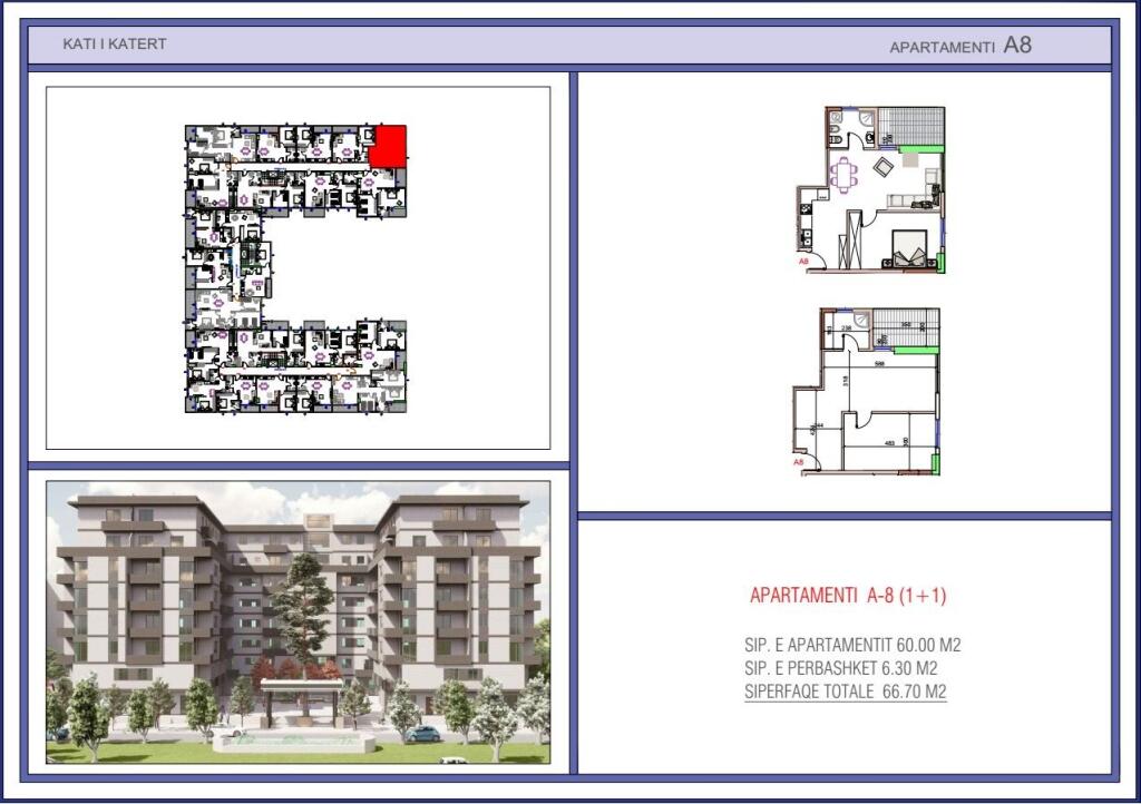 Shitet 1+1 ne Golem Saeli Residence