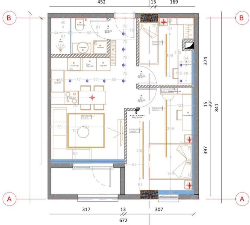 APARTAMENT ME QERA 2+1 ALI DEMI 40.000 LEKE
