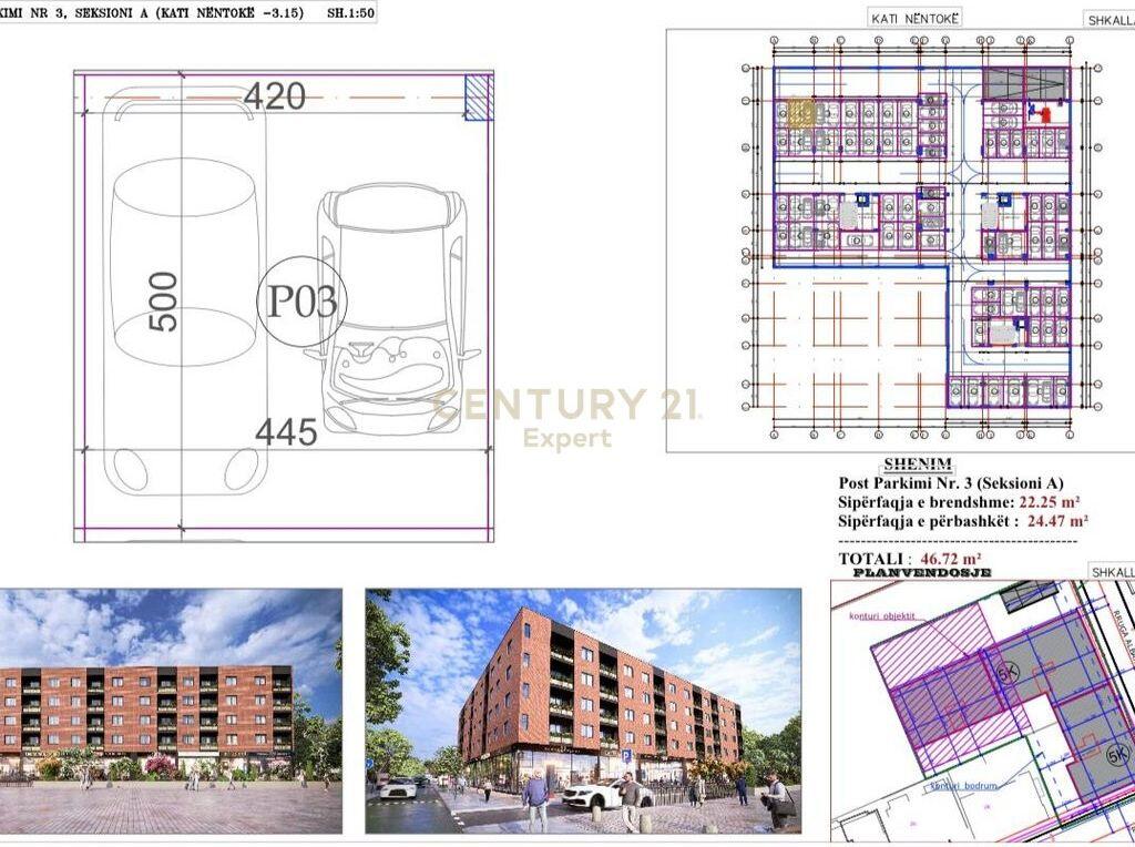 SHITET GARAZH ME DY POSTE PARKIMI 32,000 €