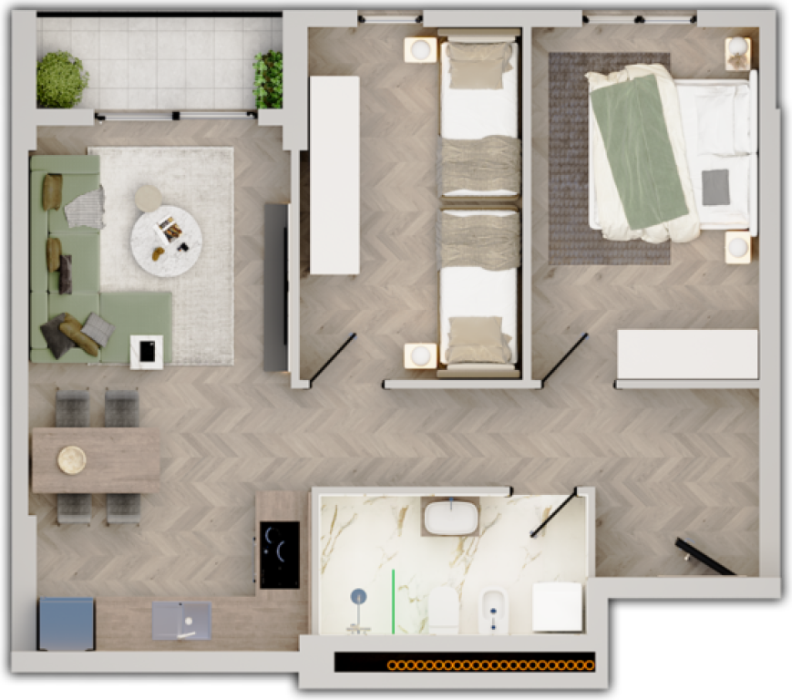 Vendesi appartamento 2+1 Univers City