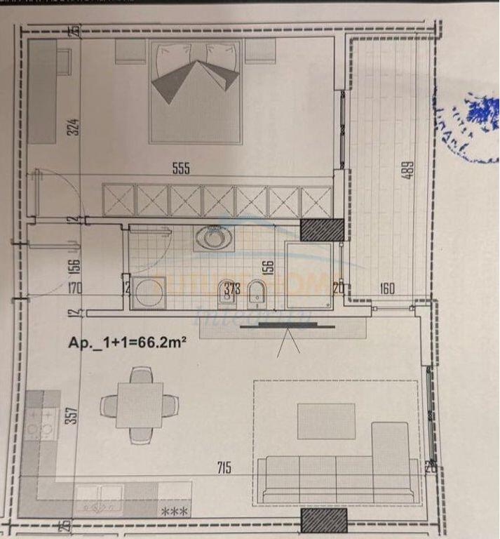 Shitet, Apartament 2+1, Apollo Residence, Tiranë.
