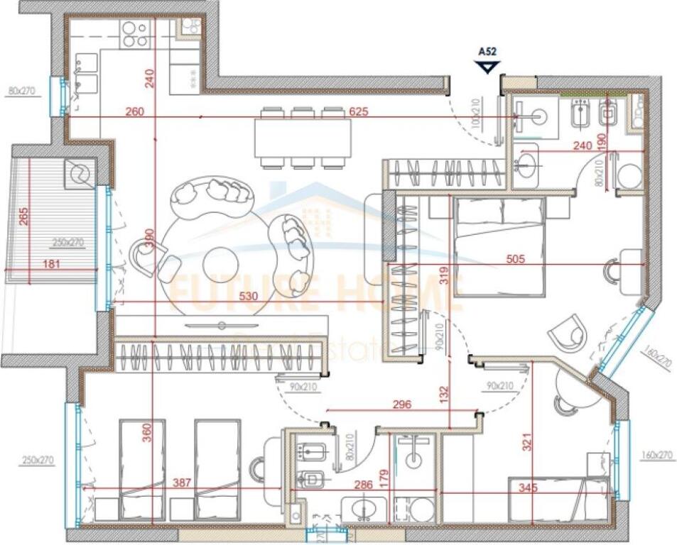 Shitet, Apartament 3+1+2, Park Avenue, Bulevardi i Ri