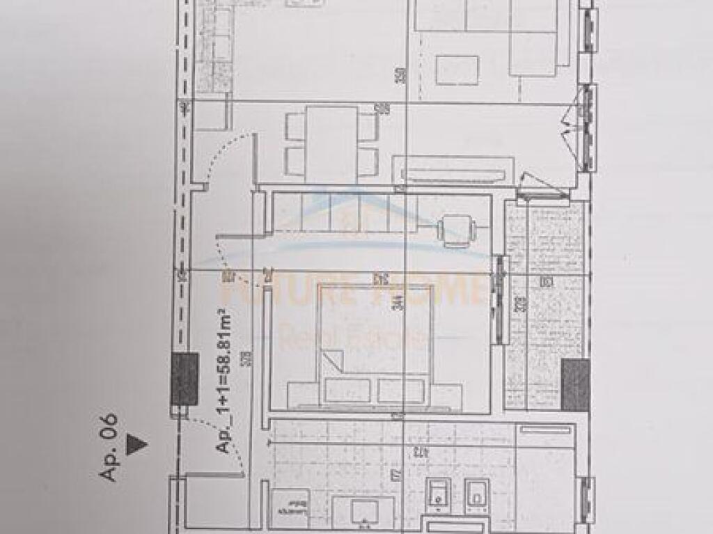 Shitet, Apartament 1+1, Paskuqan (RINGSIDE RESIDENCE), Tiranë