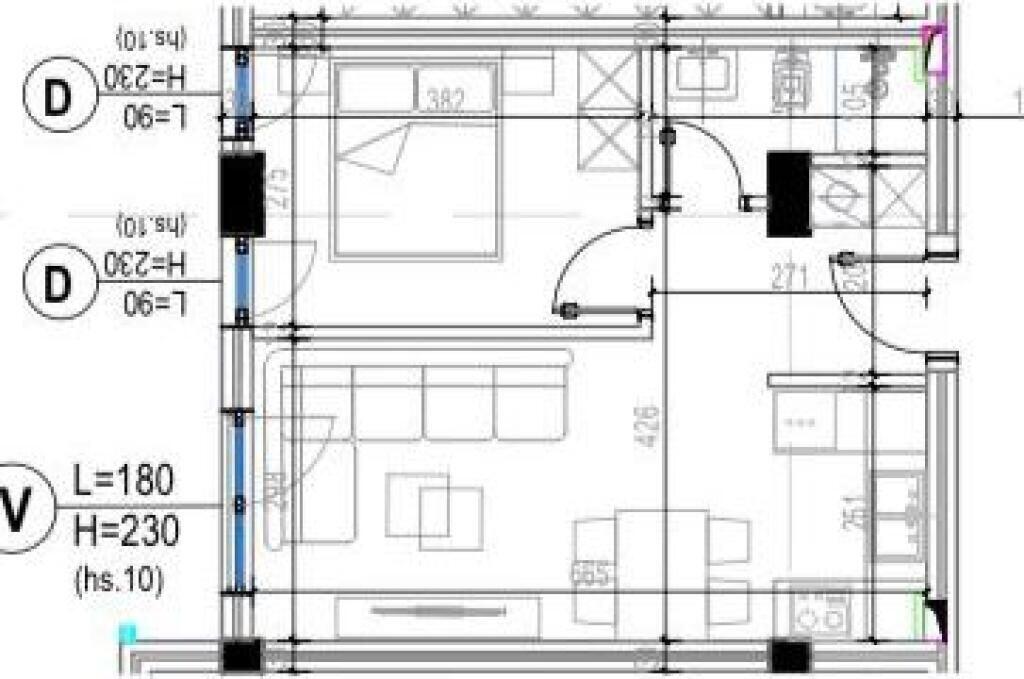 Apartment 1+1 for sale Kodra e Diellit 2