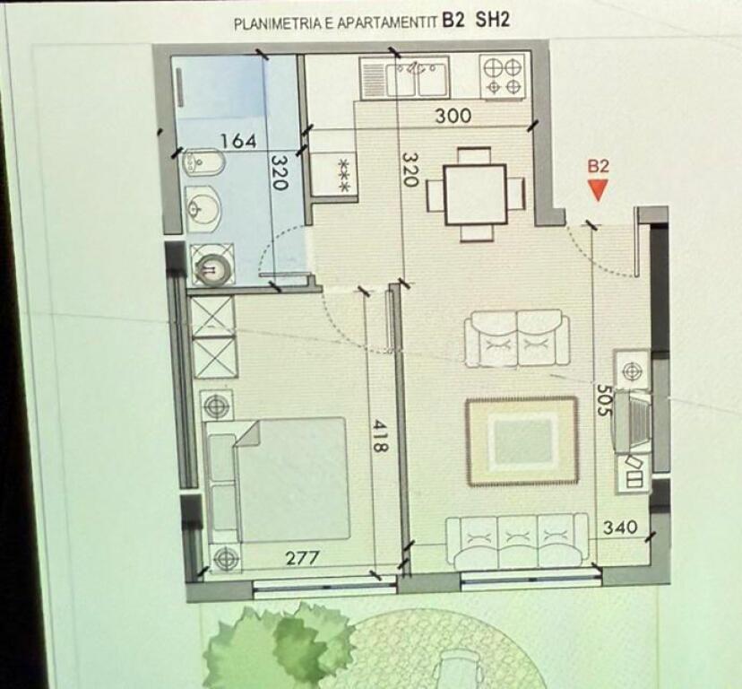 SHITET APARTAMENT 1+1 TEG 132.500 EURO