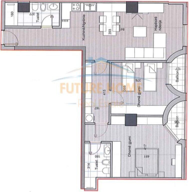 For sale, Apartment 2+1+2, Hora Vertikale Residence