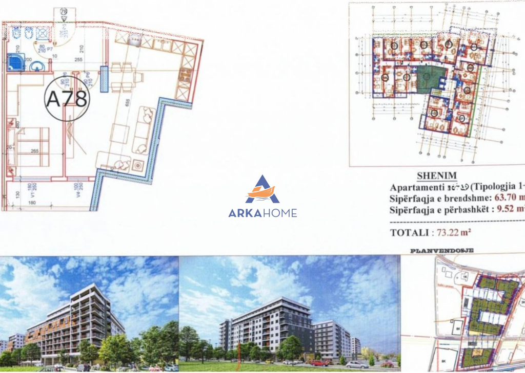 SHITET APARTAMENT 1+1+BALLKON "PRANE SHKOLLES LIDHJA E PRIZRENIT,PASKUQAN" 87.000 EURO