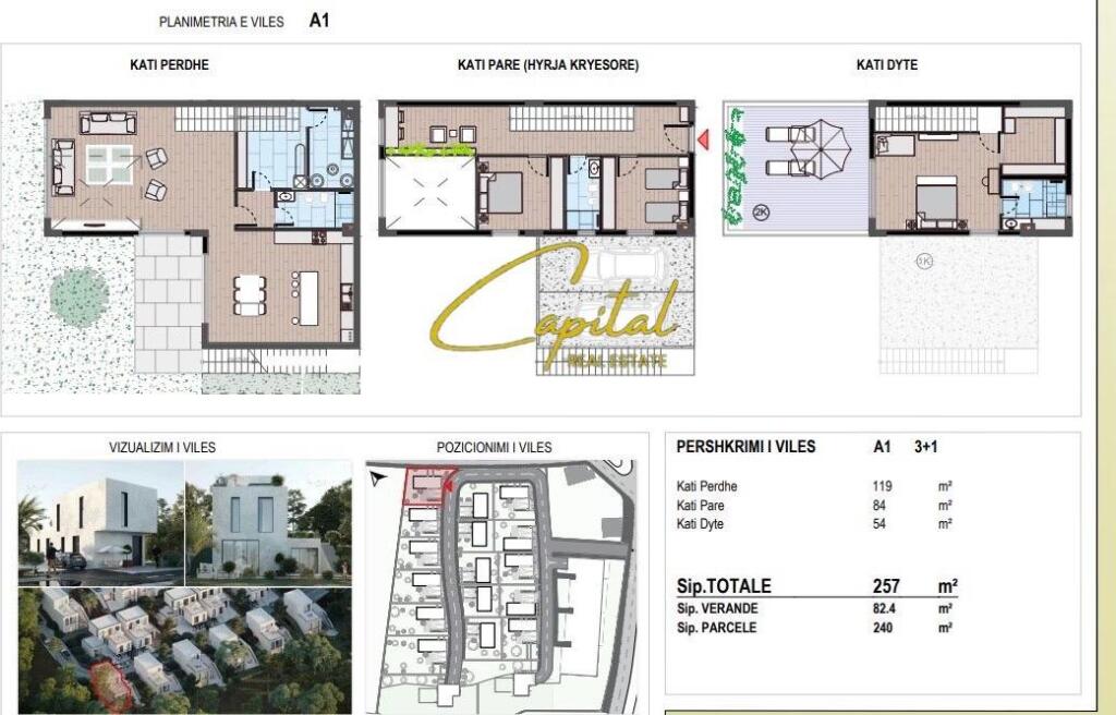 SHITET VILE PRIVATE 357 M2 LIQENI I FARKES 510.000 EURO