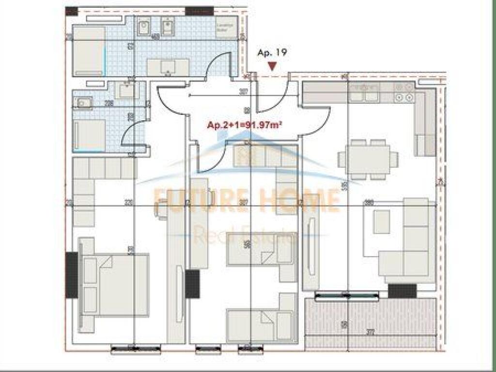 For sale, Apartment 2+1+2, Ringside Residence