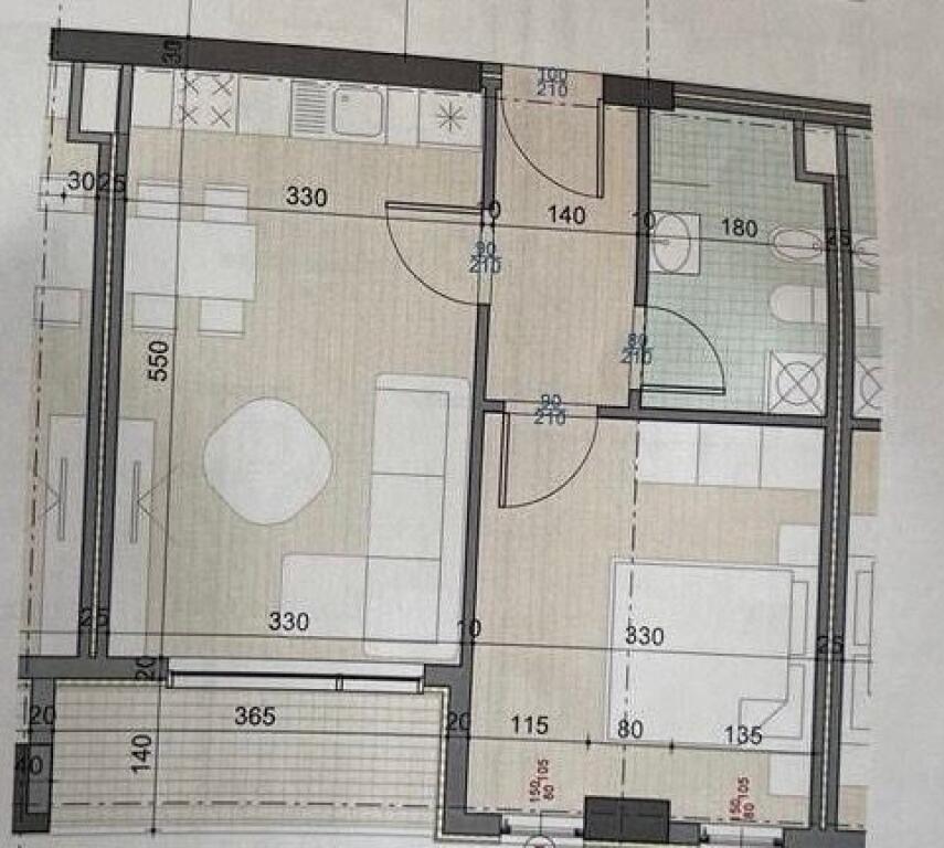 Apartament 1+1 per shitje tek Ish-Fusha e Aviacionit.