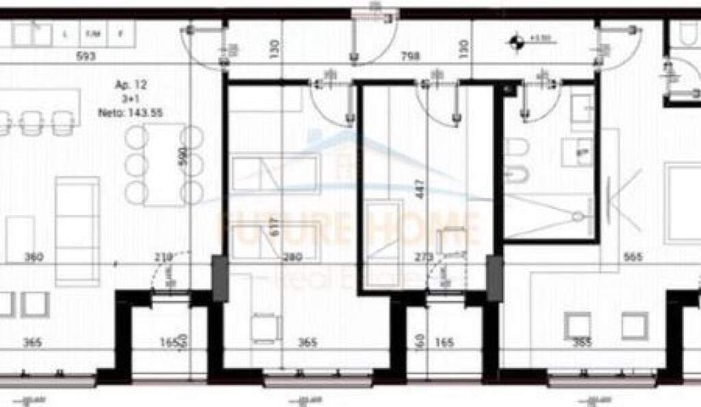 Shitet Apartament 3+1+2, “Park House” në Mjull Bathore, Tiranë.