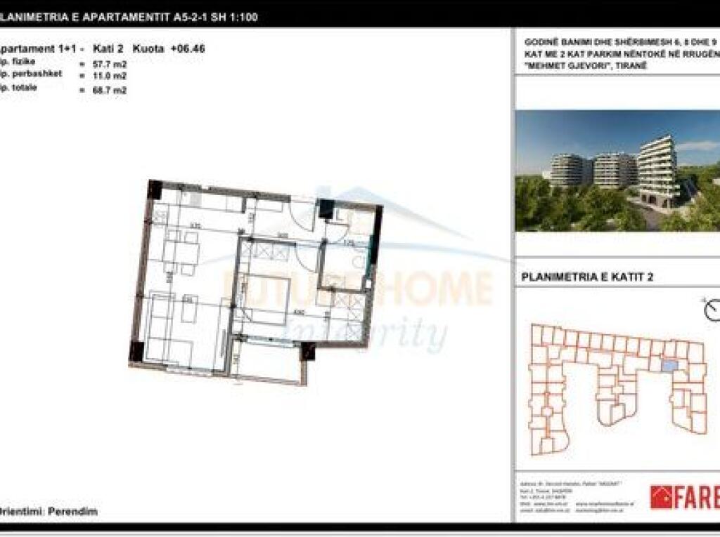 In vendita, Appartamento 1+1, Paskuqan, Tirana.