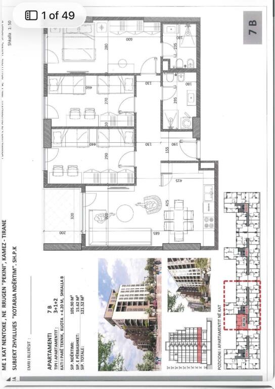 Shiten apartamente në Kamëz – Kompleksi “Venatino”, Rruga Pekinë