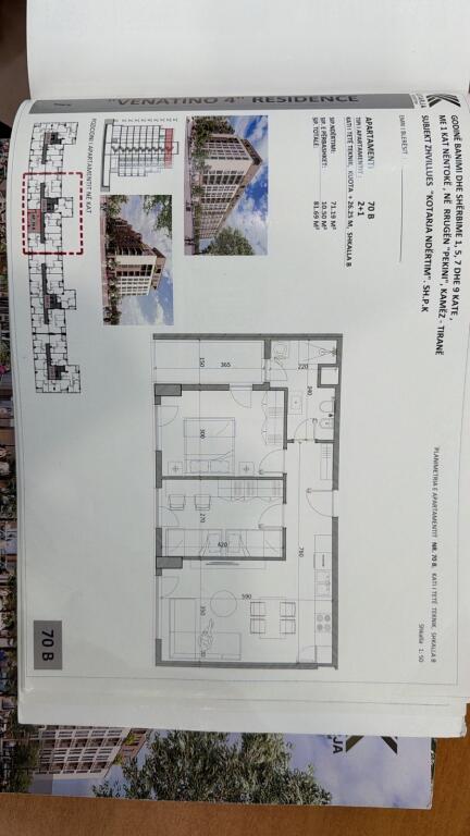 Shiten apartamente në Kamëz – Kompleksi “Venatino”, Rruga Pekinë