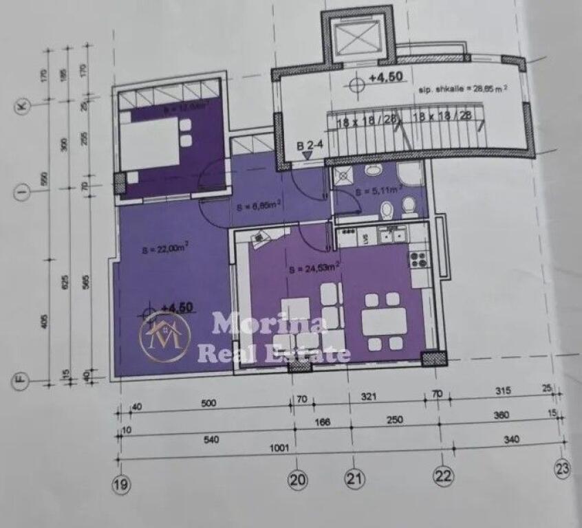 Shitje, Apartament 1+1+Ballkon Kati 1, 84.63 m² 155.000 € (Tek teleferiku)