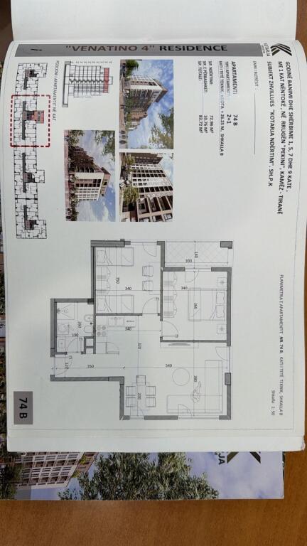 Shiten apartamente në Kamëz – Kompleksi “Venatino”, Rruga Pekinë