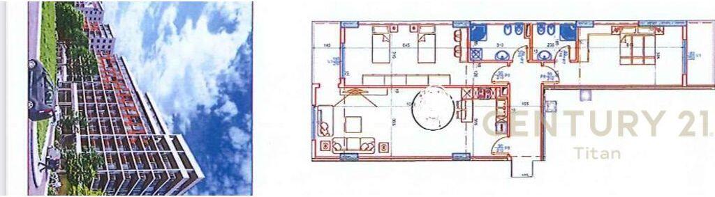 Shitet apartament 3+1+2, ne Kompleksin Sanel, ne faze perfundimtare!