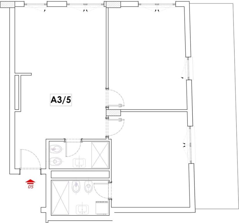 Appartamento 2+1+veranda in vendita, Kamez, Venatino 4, 79000 Euro