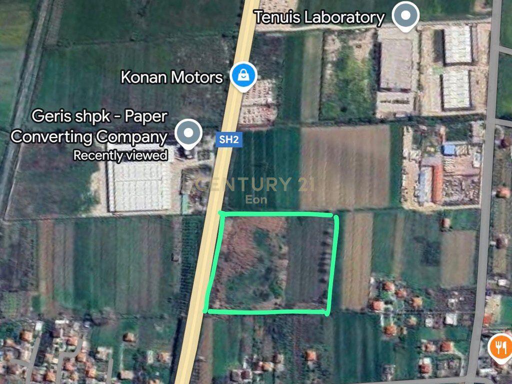 Tokë për Shitje në Autostradën Durrës-Tiranë, 30,530 m², Vijë e Parë !