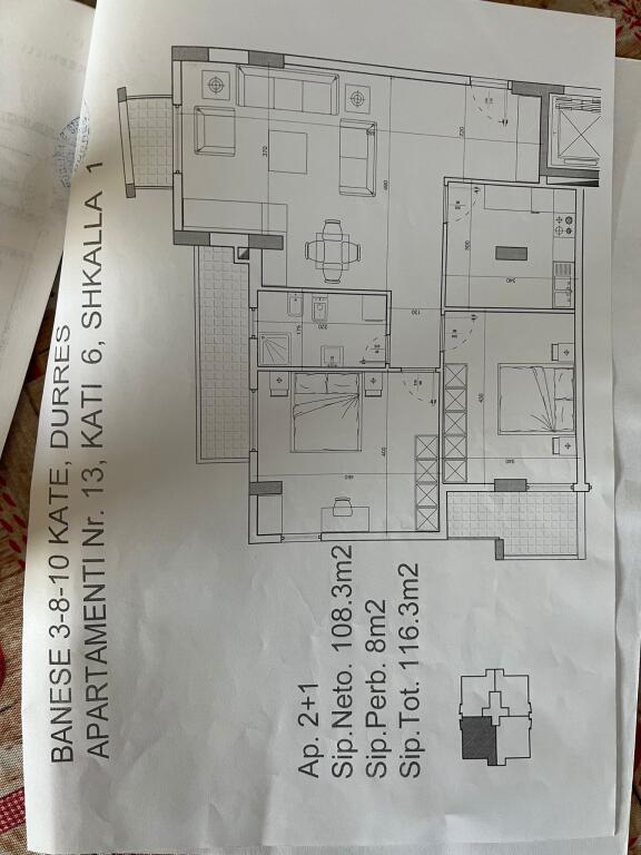 🏡 SHITET 3+1 me 3 ballkone + GARAZH   📍VILA ZOGUT ,Durres