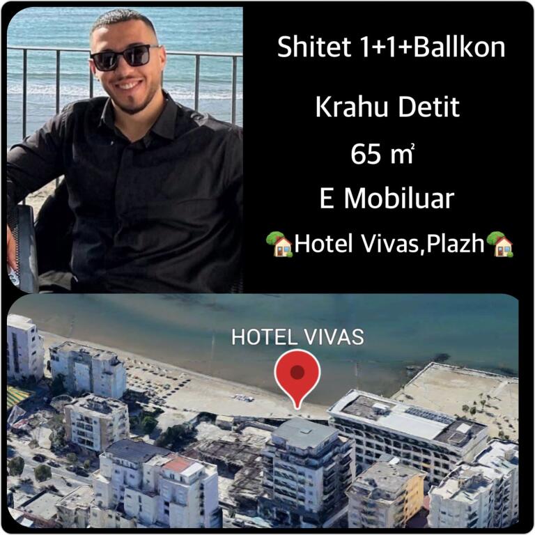 NE SHITJE 1+1+ +BALLKON HOTEL NGA DETI VIVAS